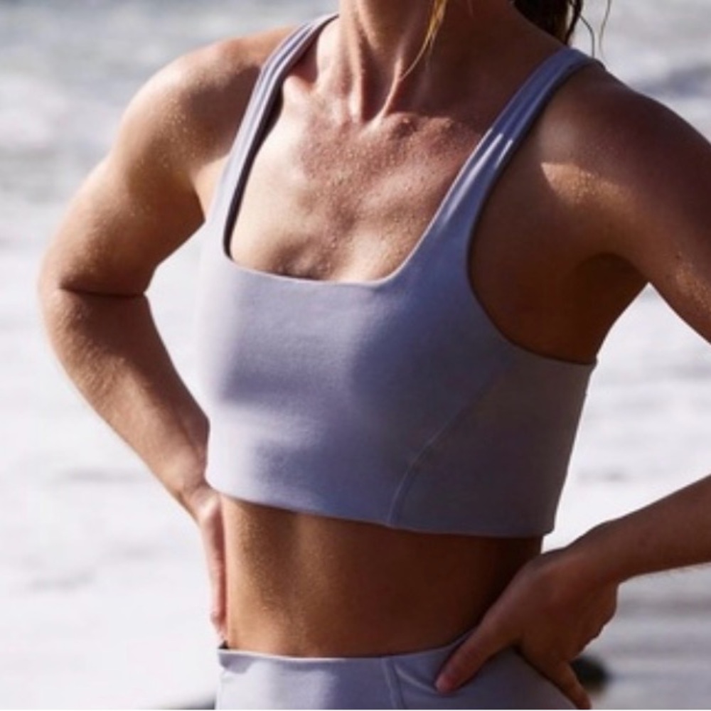 FP movement Liliac sports bra